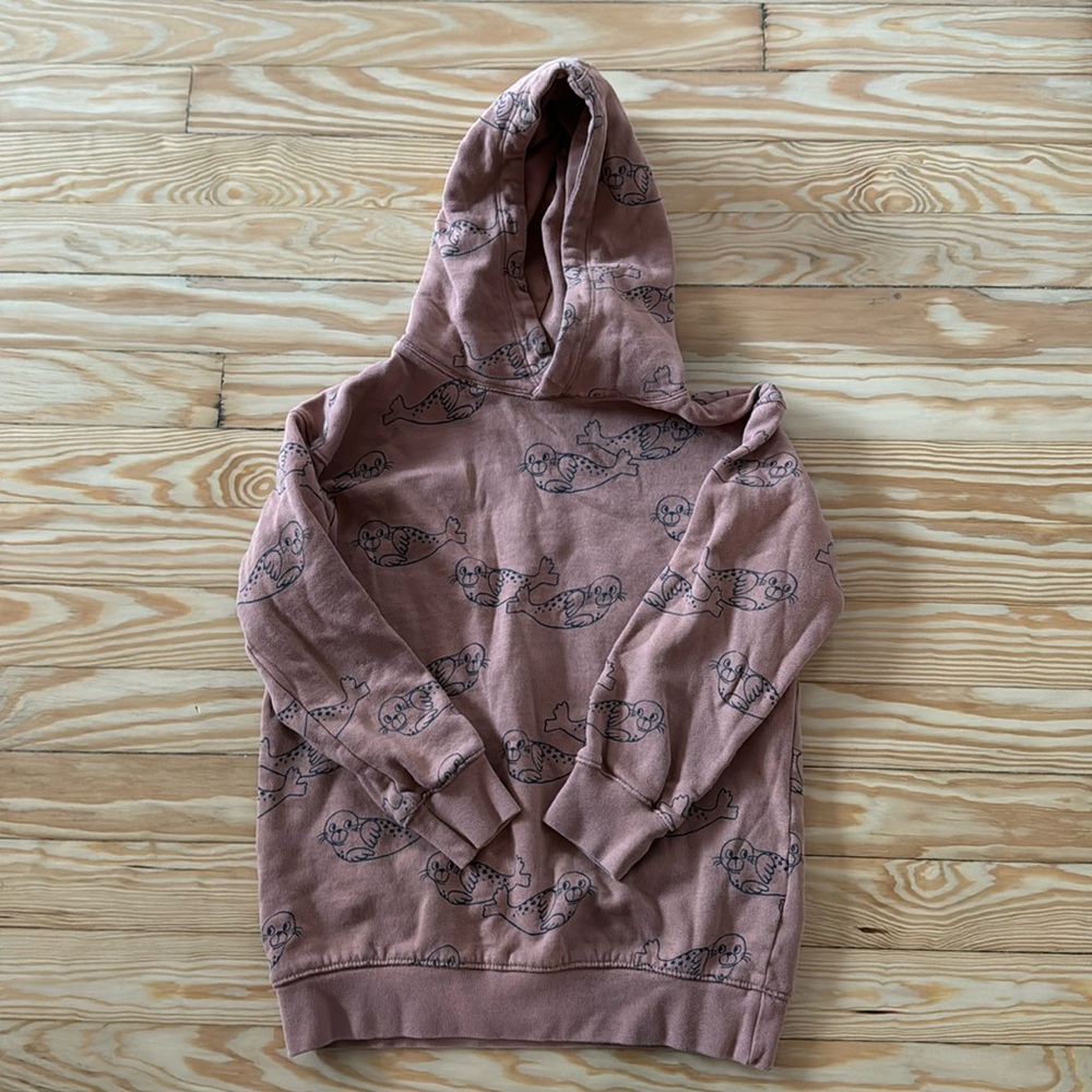 H&M girl seal hoodie